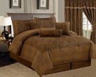 00247 Full Queen Cal King Bed Brown Camel Rustic 826648300247