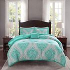 00b06ww1skzg Down Alternative Comforter Set Hypoallergenic Bedding Teal Full Queen