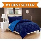 00rwreversiblefqnavyaqua All Comforter Sets Season And Year Round Medium 088234296734