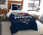 01948 Northwest Twin Piece Comforter Set Nfl New England 752074701887