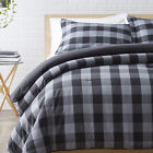 0200maliblacfq01 Thread Experiment Cotton Reversible Comforter Set