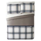 028828137081 Izod Oxford Plaid Gray