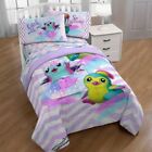 032281261290 Hatchimals Comforter Pink Girls Bed Bedding Twin Full