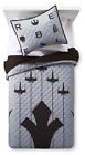 032281278830 Star Wars Rebel Alliance Gray Black Twin Quilt