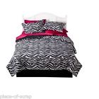 0368 Zebra Xhilaration Stripe Twin Bed Bedding Comforter Sham Set Bedskirt 6 Pc New 032281223106