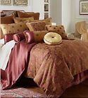 038992007844 Waterford Castle Cove Queen Comforter Set Port Wine