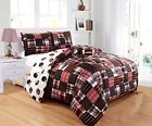 039853712617 Grandlinen Pc Kids Queen Size Football Sports Theme