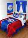 03jscomsssh3torqu Sports Coverage Toronto Blue Jays Comforter Sham Sheet Set Twin Full Queen King Size