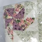 041808308554 Lulu Quilt Lu Pinwheel Patchwork Comforter Purple Green
