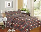 0431 Nu Trendz Western Running Horse Queen Size Quilt Bedspread Comforter