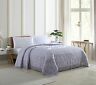 048986820946 Beatrice Home Fashions Medallion Chenille Bedspread Twin Lavender