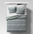 060-13-1875 Project Green Blue Comforter Set Woven Full Queen 490601318756