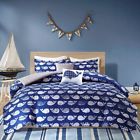 0675716905019 Enchanted Cottage Shop Beach Nautical Blue Whale Cotton