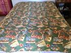 0700 Lab Dean Miller Surf Bedding Reversible Comforter Hawaiian Postcards Vintage
