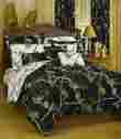 07174800982rt Realtree Ap Black Snow White Reversible Camo 3 Pc Queen Comforter Set-wildlife 730733112175
