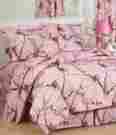 07175900081rt Realtree Ap Pink Camo 5 Piece King Comforter Bedding Set Camouflage Wildlife 730733136768