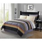0743167292566 Colormate Mens Patterned Comforter