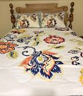 0773822209974 Queen Size Reversible Comforter Standard Shams Anthro Style