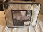 080106392582 King Coral Lattice Comforter Set In Taupe