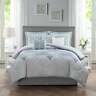 081806408498 Llc Style Decor Holly Comforter Set Blue Green