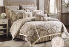 083013099582 Croscill Anessa California King Floral Jaquard Latte Cream