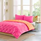 7586141 08420 Unbranded Pink Orange Comforter With