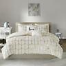 086569044181 Intelligent Design Raina Comforter Set Full Queen Ivory