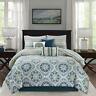 King104 086569896940 Madison Park Mercia Comforter Set Cal Teal