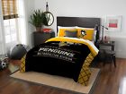 087918278172 Northwest Pittsburgh Penguins Draft Comforter Shams Set Official