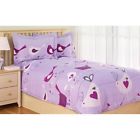 099201 Kids Comforters Purple White 063108707288