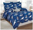 1 Fancy Linen Collection Kids Shark Comforter Set Of 635309739858