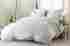 1005 Cherry Hill Collections 4-pc Full Queen White Ruched Design Comforter Duvet Cover Sham Set