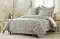 1035 Cherry Hill Collections 6-pc Full Queen Beige Hexagon Print Microfiber Duvet Cover Set W Comforter
