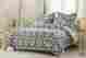 1039 Cherry Hill Collections 6-pc Queen Black White Feather Design Microfiber Duvet Cover Set W Comforter