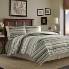 1266271 Tommy Bahama Canvas Stripe Comforter Set California King 883893471375