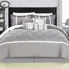 127-160-k-06-cn Chic Home New Renaissance Grey Comforter Bed In 840444102140