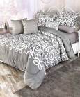 1486276 King Bedding Set Pc White Gray Comforter Sham 7110101486276