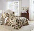 15968beddquepch Waverly Laurel Springs Bedspread Collection Parchment 885308453211