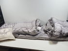16t000185 Lush Decor Printed Cable Knit Piece Comforter Set Gray King