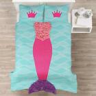 16t001694 Lush Decor Cor Mermaid Ruffle Quilt Set Twin