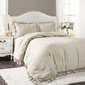 16t003862 Lush Decor Reyna Comforter Wheat Ruffled Piece Set 689994347607