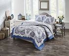17316beddtxlblu Boho Boutique Serene Comforter Set Twin Extra Long 885308582669