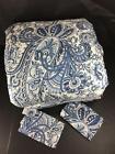 190328066595 Lauren Ralph King Comforter Set French Blue Paisley