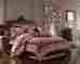1913025wkcs J Queen New York Dynasty Red California King 4 Pc Comforter Set 846339055393