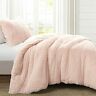 194938026130 Lush Decor Emma Faux Fur Piece Comforter Set