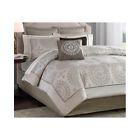 20089 Madison Queen Comforter Set Bed In Bag Cotton Sheets Elegant Bedroom Decor Shams 12 Pc 675716320034