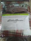 201338 Eddie Bauer Edgewood Plaid Down Alternative Reversible Comforter Set Twin