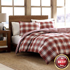 201340 Eddie Bauer Edgewood Plaid Down Alternative Reversible Comforter 773822071731
