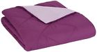 2016122105 Amazonbasics Reversible Microfiber Comforter Plum