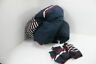 201844 Nautica Mineola Collection Cotton Piece Bedding Set Queen Navy